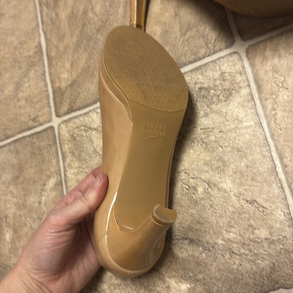 Stuart Weitzman Beige Heels - Picture 3 of 4